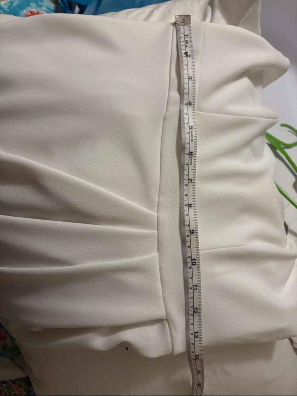 BHLDN Ivory Strapless V-Neck Maxi Dress - Picture 4 of 4